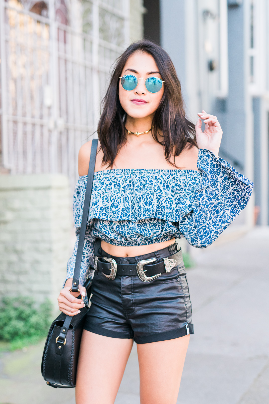 Two of my favorite trends: bell sleeves and off-the-shoulder | The Luxi ...