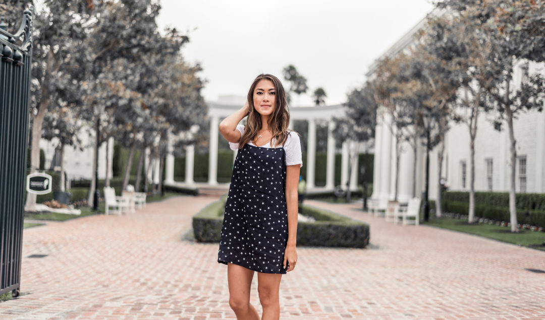 Slip Dress and T Shirt | The Luxi Look