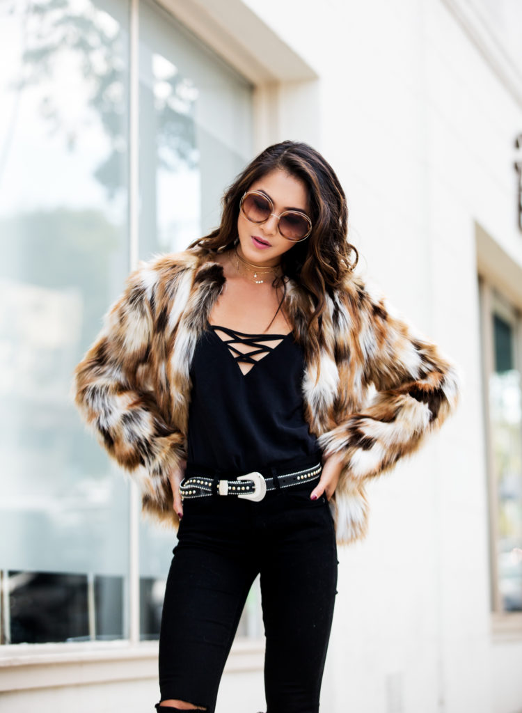 The Luxi Look showing Faux Fur Jackets 