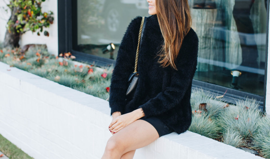 Pros and Cons to "Fake it Till You Make It" | The Luxi Look in Minkpink Sweater, Forever 21 Skirt
