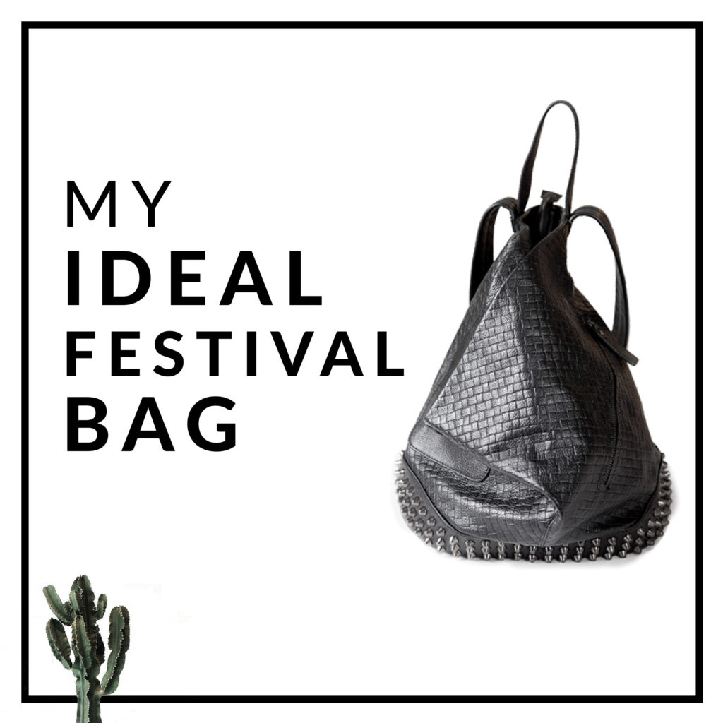 leather festival bag