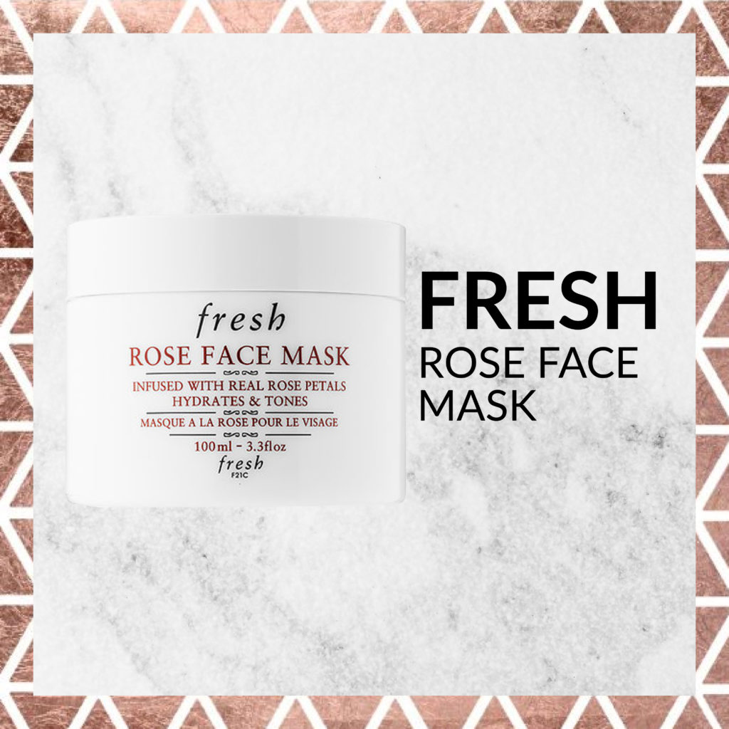 Fresh Rose face mask for spa day