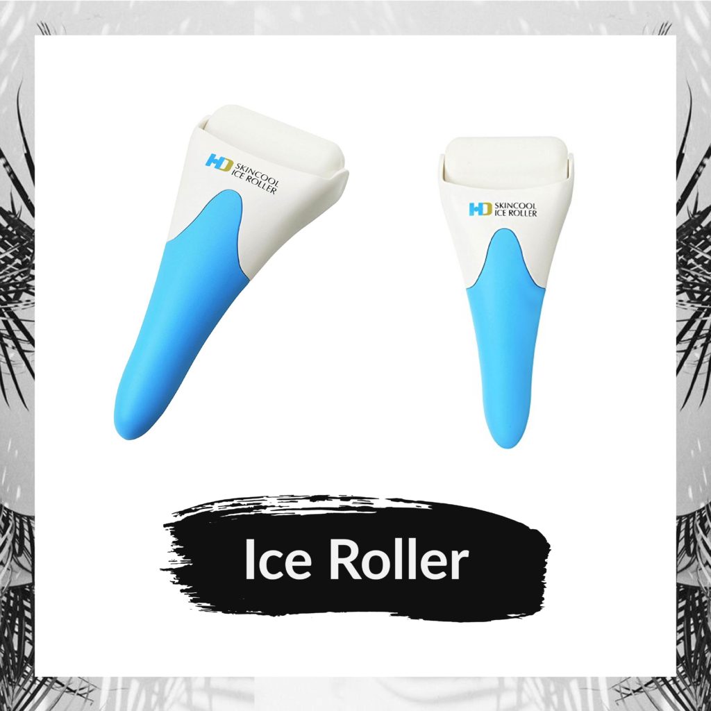 use ice roller to Get Rid of a Puffy Face 