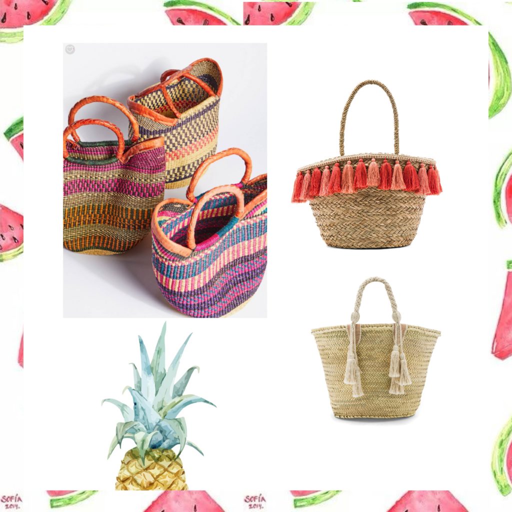 Perfect Straw Bags for Summer tote and basket by The Luxi Look