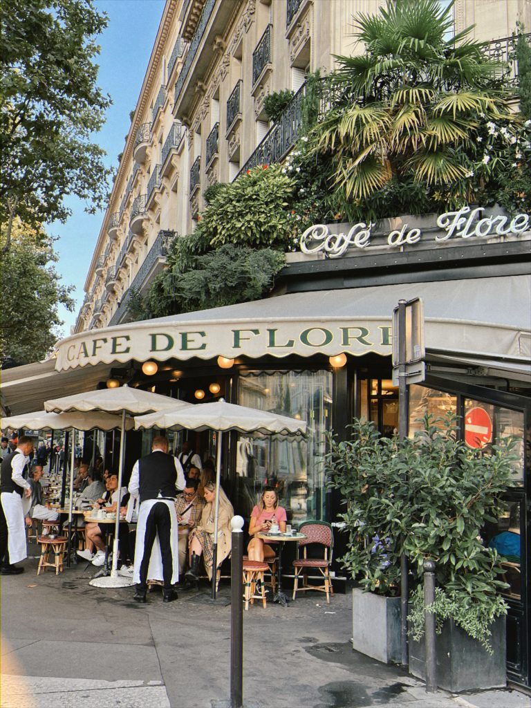 exterior of Cafe de Flore