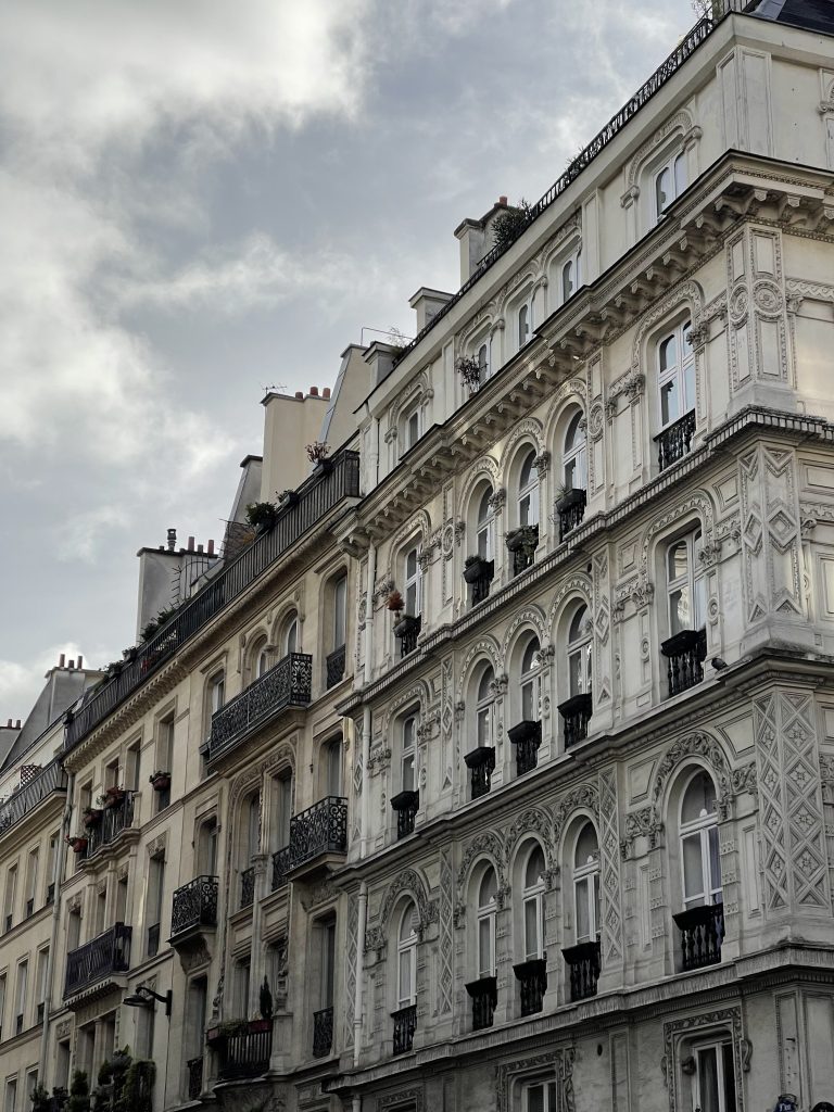 buildings from a walk for a Paris guide