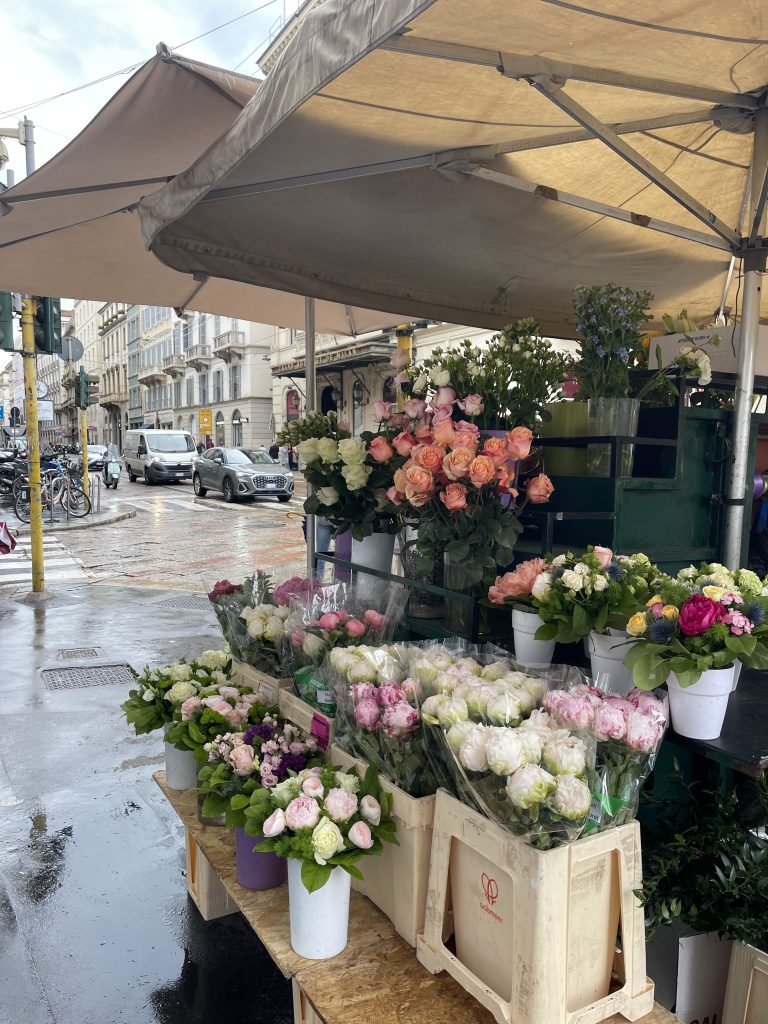 fresh flowers included in the list for Milan Travel Guide